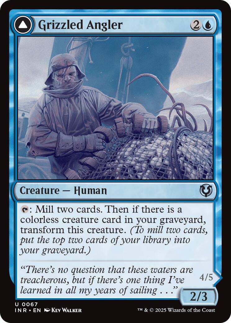 Grizzled Angler // Grisly Anglerfish [Innistrad Remastered] | Jomio and Rueliete's Cards and Comics
