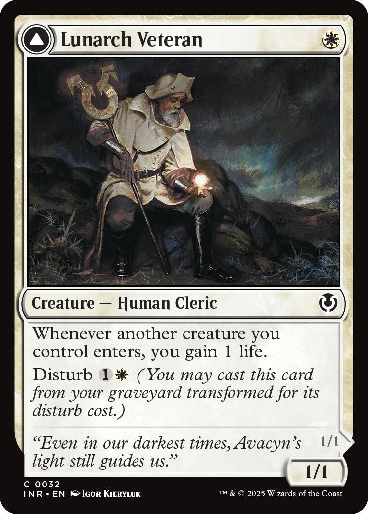 Lunarch Veteran // Luminous Phantom [Innistrad Remastered] | Jomio and Rueliete's Cards and Comics