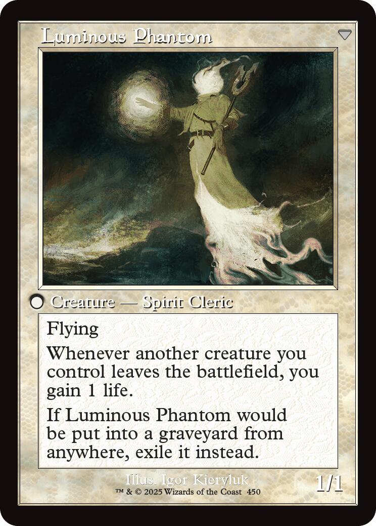 Lunarch Veteran // Luminous Phantom (Retro Frame) [Innistrad Remastered] | Jomio and Rueliete's Cards and Comics