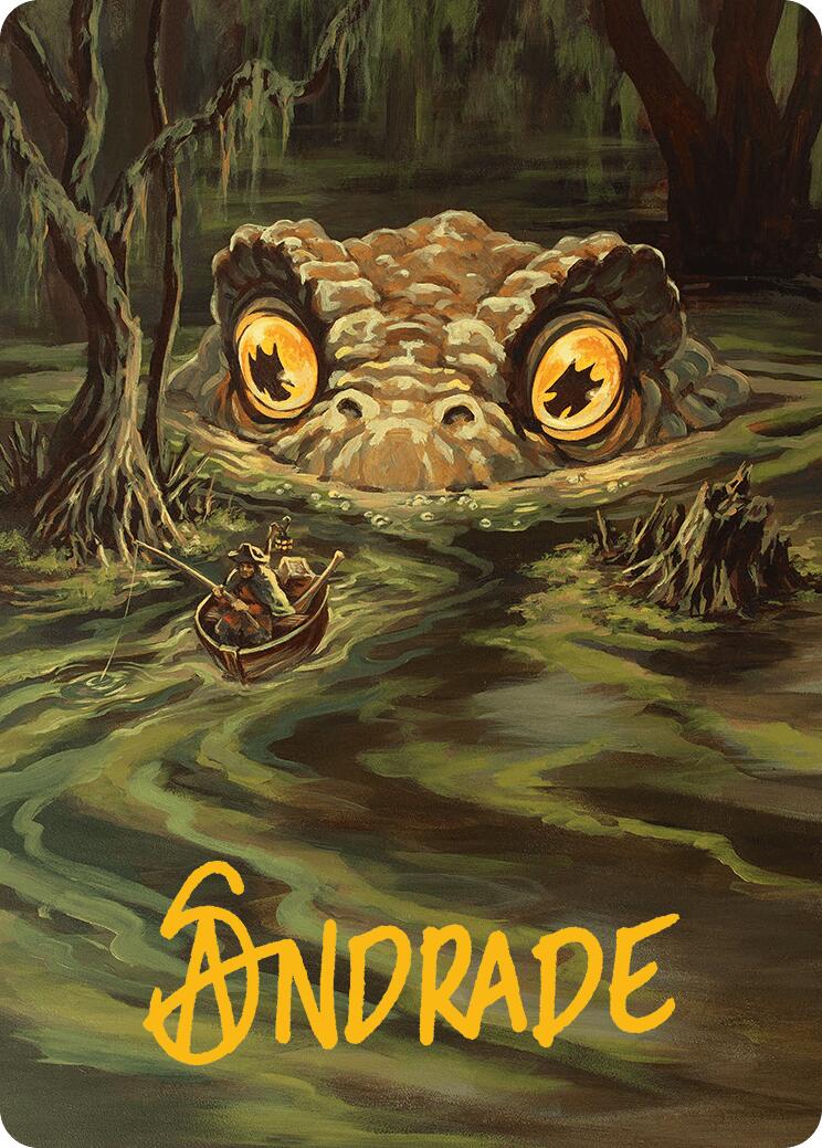 The Gitrog Monster Art Card (Gold-Stamped Signature) [Innistrad Remastered Art Series] | Jomio and Rueliete's Cards and Comics