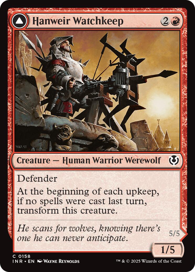 Hanweir Watchkeep // Bane of Hanweir [Innistrad Remastered] | Jomio and Rueliete's Cards and Comics