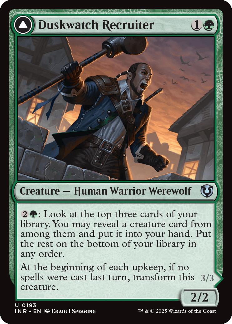 Duskwatch Recruiter // Krallenhorde Howler [Innistrad Remastered] | Jomio and Rueliete's Cards and Comics