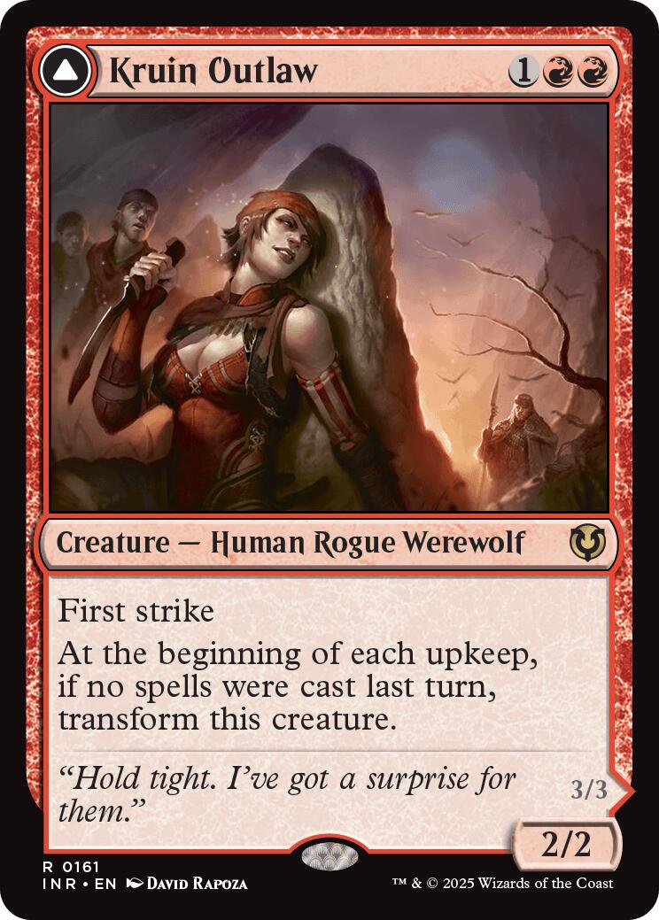 Kruin Outlaw // Terror of Kruin Pass [Innistrad Remastered] | Jomio and Rueliete's Cards and Comics