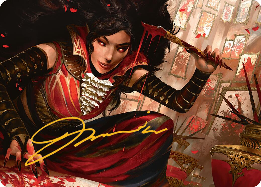 Blood Artist Art Card (Gold-Stamped Signature) [Innistrad Remastered Art Series] | Jomio and Rueliete's Cards and Comics