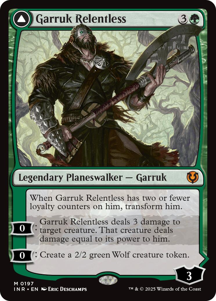 Garruk Relentless // Garruk, the Veil-Cursed [Innistrad Remastered] | Jomio and Rueliete's Cards and Comics