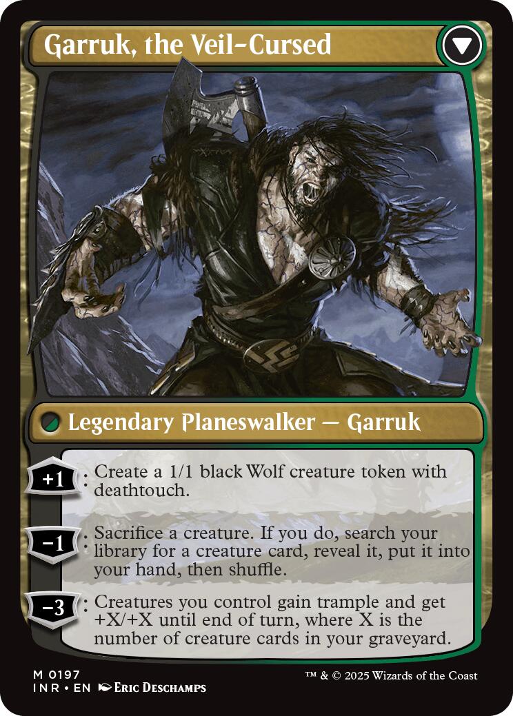 Garruk Relentless // Garruk, the Veil-Cursed [Innistrad Remastered] | Jomio and Rueliete's Cards and Comics