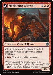 Smoldering Werewolf // Erupting Dreadwolf [Innistrad Remastered] | Jomio and Rueliete's Cards and Comics