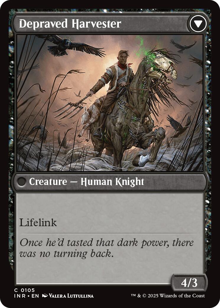 Desperate Farmer // Depraved Harvester [Innistrad Remastered] | Jomio and Rueliete's Cards and Comics