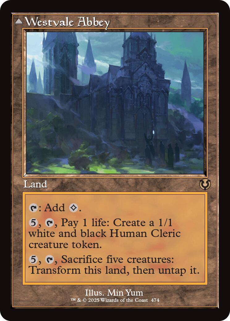 Westvale Abbey // Ormendahl, Profane Prince (Retro Frame) [Innistrad Remastered] | Jomio and Rueliete's Cards and Comics
