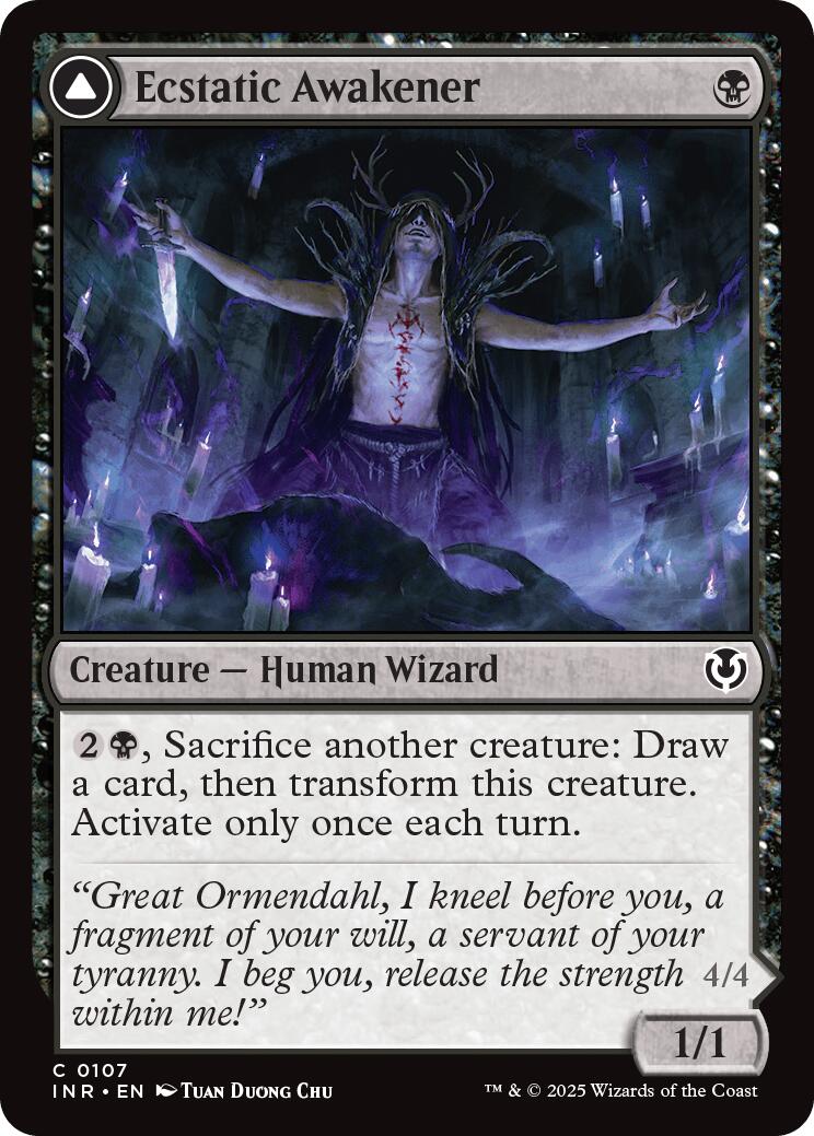 Ecstatic Awakener // Awoken Demon [Innistrad Remastered] | Jomio and Rueliete's Cards and Comics