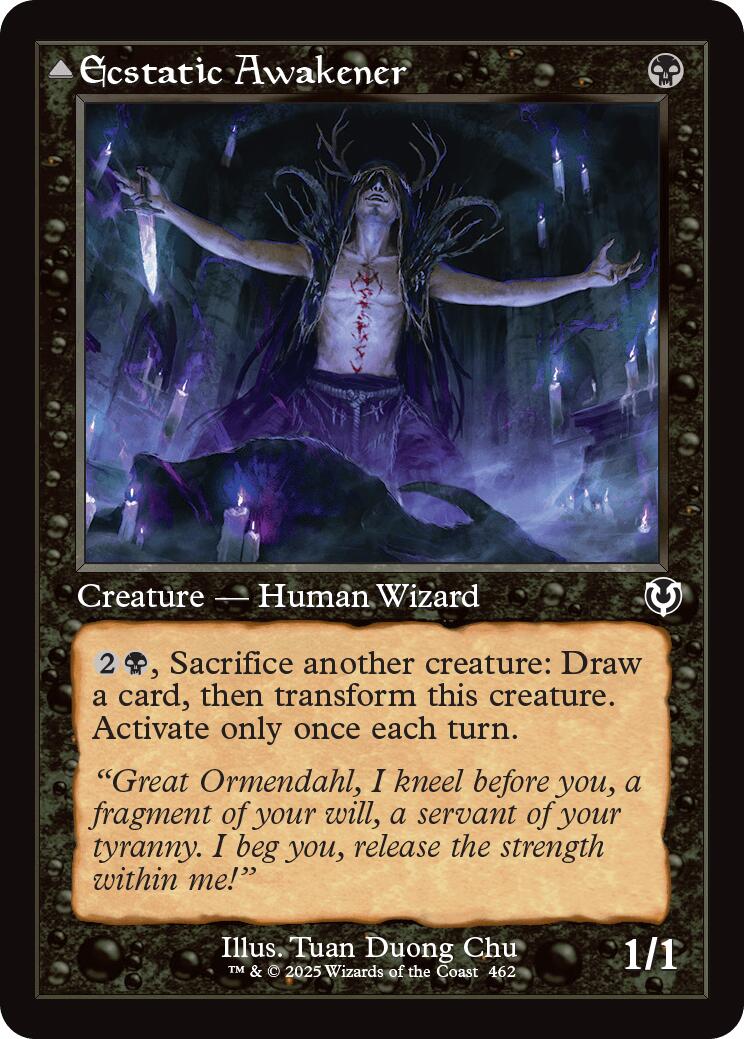 Ecstatic Awakener // Awoken Demon (Retro Frame) [Innistrad Remastered] | Jomio and Rueliete's Cards and Comics