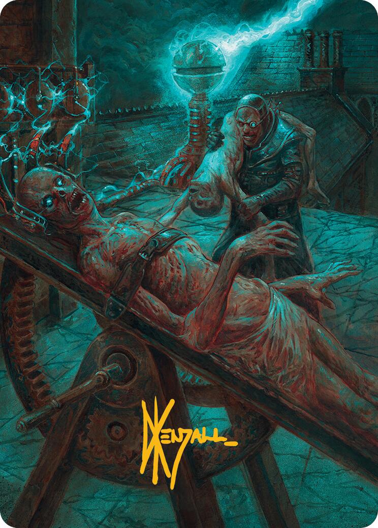 Rooftop Storm Art Card (Gold-Stamped Signature) [Innistrad Remastered Art Series] | Jomio and Rueliete's Cards and Comics