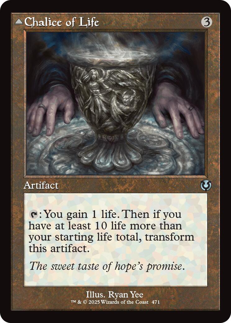 Chalice of Life // Chalice of Death (Retro Frame) [Innistrad Remastered] | Jomio and Rueliete's Cards and Comics