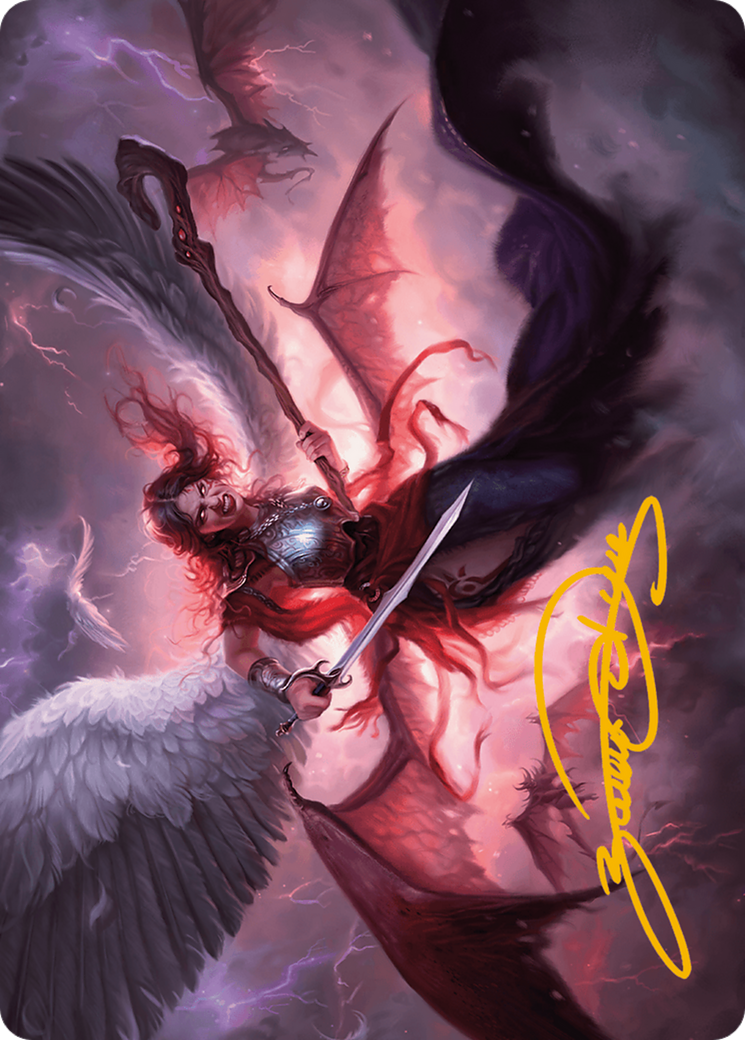Kaalia of the Vast Art Card (Gold-Stamped Signature) [Modern Horizons 3 Art Series] | Jomio and Rueliete's Cards and Comics