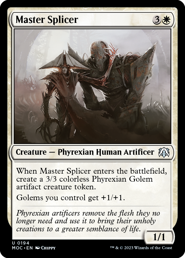 Master Splicer [March of the Machine Commander] | Jomio and Rueliete's Cards and Comics