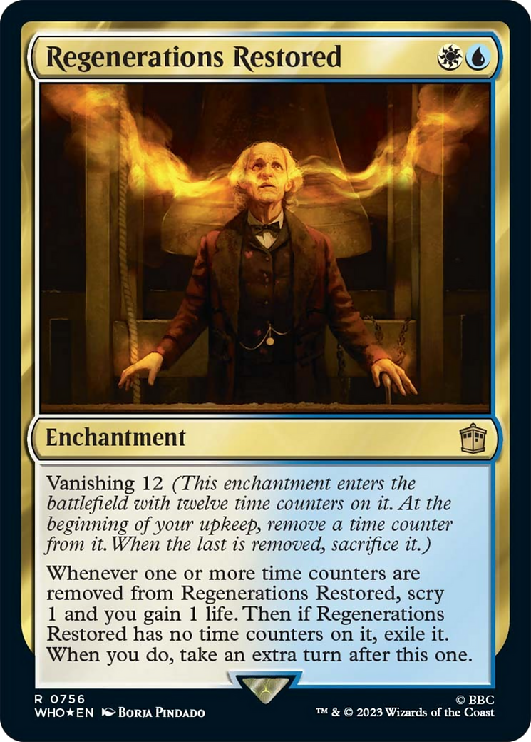 Regenerations Restored (Surge Foil) [Doctor Who] | Jomio and Rueliete's Cards and Comics