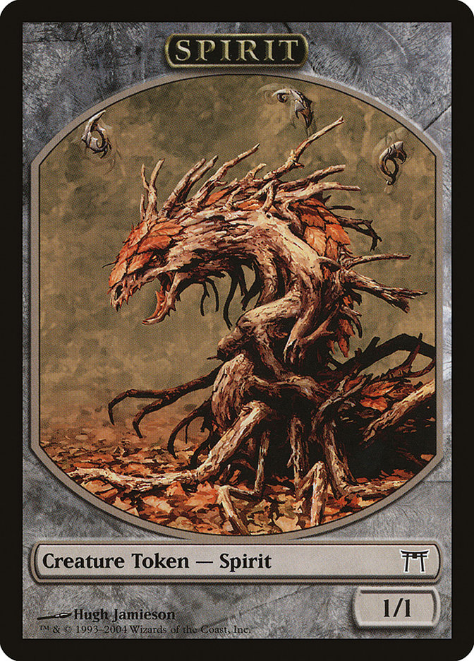 Spirit Token [Magic Player Rewards 2004] | Jomio and Rueliete's Cards and Comics