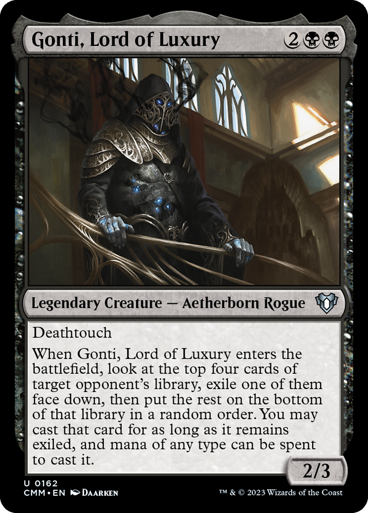 Gonti, Lord of Luxury [Commander Masters] | Jomio and Rueliete's Cards and Comics