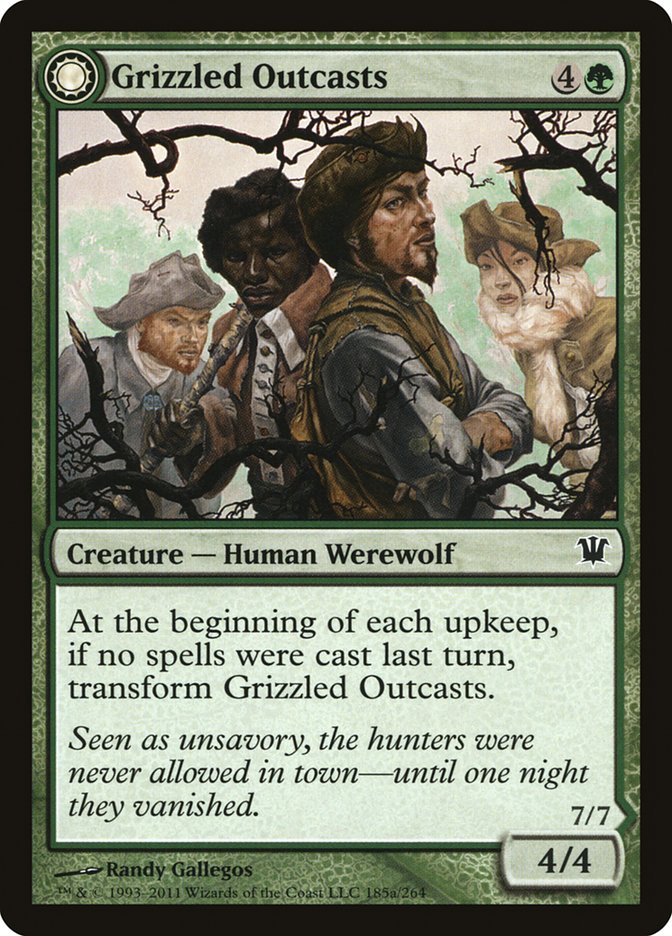 Grizzled Outcasts // Krallenhorde Wantons [Innistrad] | Jomio and Rueliete's Cards and Comics