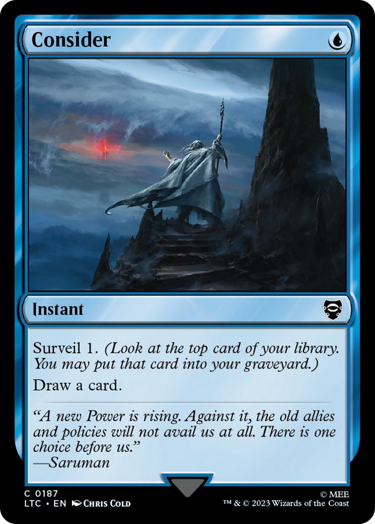 Consider [The Lord of the Rings: Tales of Middle-Earth Commander] | Jomio and Rueliete's Cards and Comics