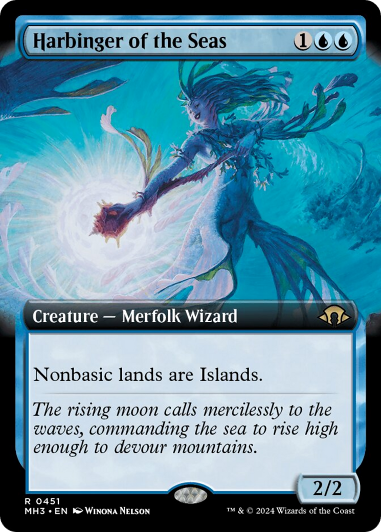 Harbinger of the Seas (Extended Art) [Modern Horizons 3] | Jomio and Rueliete's Cards and Comics