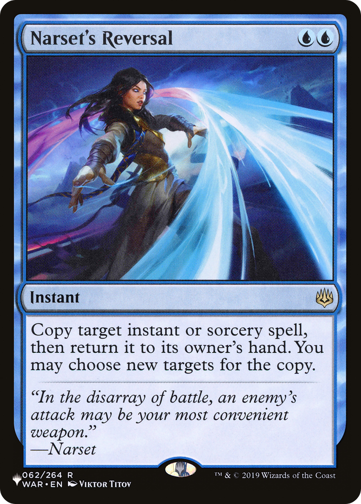 Narset's Reversal [The List] | Jomio and Rueliete's Cards and Comics