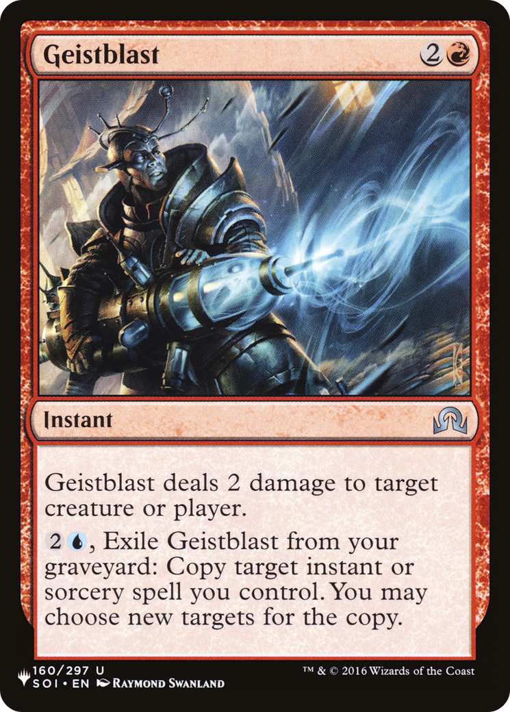 Geistblast [The List] | Jomio and Rueliete's Cards and Comics