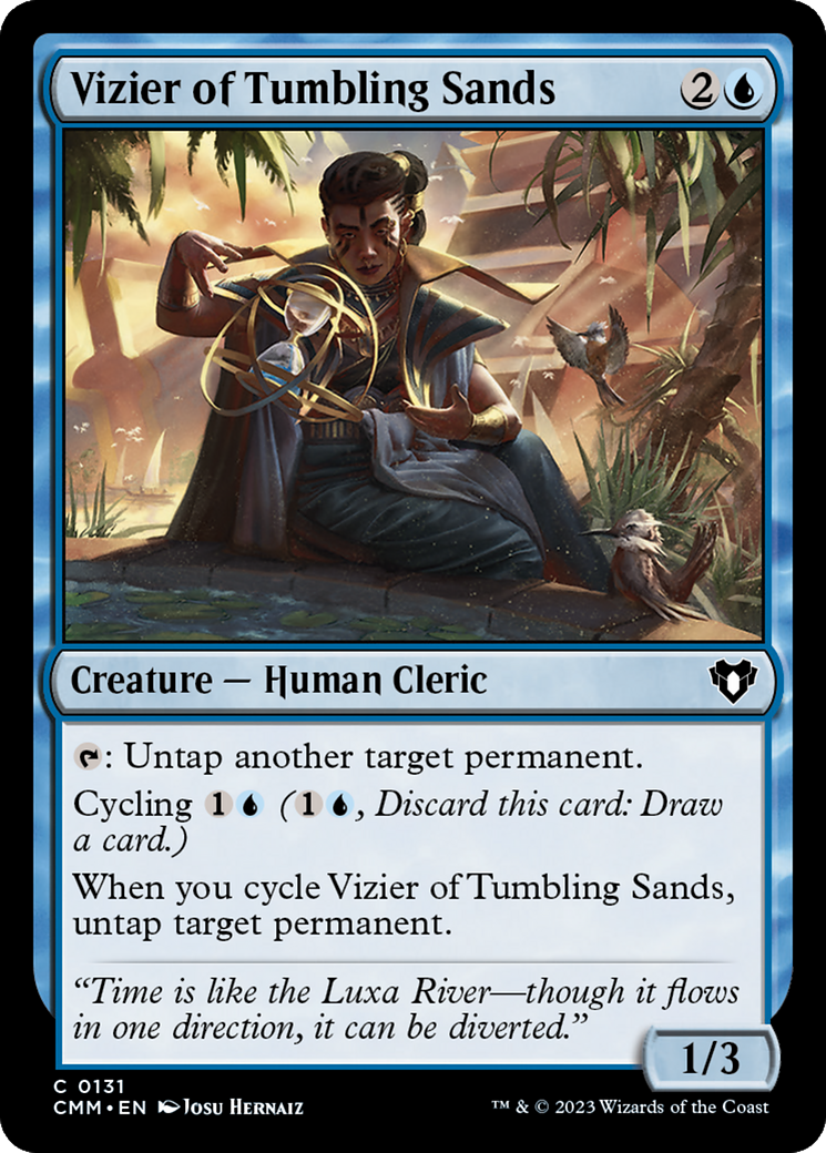 Vizier of Tumbling Sands [Commander Masters] | Jomio and Rueliete's Cards and Comics