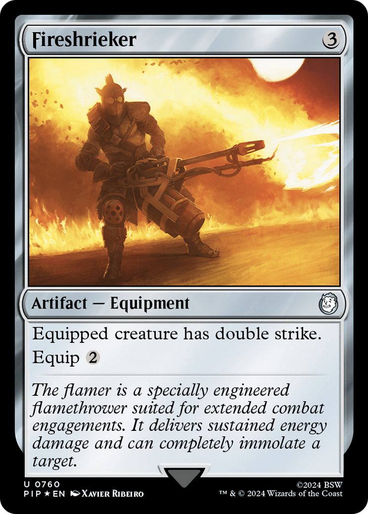 Fireshrieker (Surge Foil) [Fallout] | Jomio and Rueliete's Cards and Comics