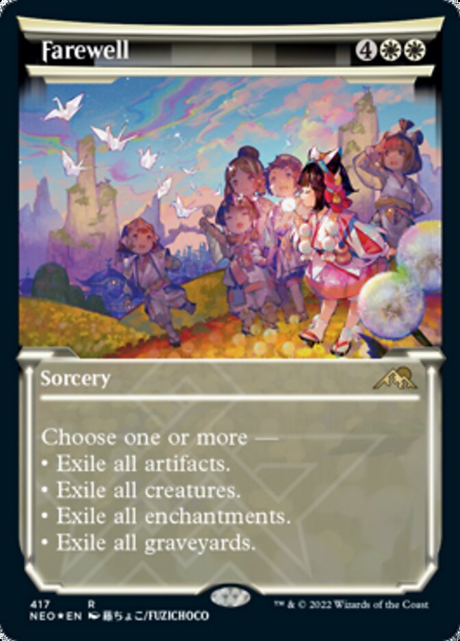 Farewell (Showcase) (Foil Etched) [Kamigawa: Neon Dynasty] | Jomio and Rueliete's Cards and Comics
