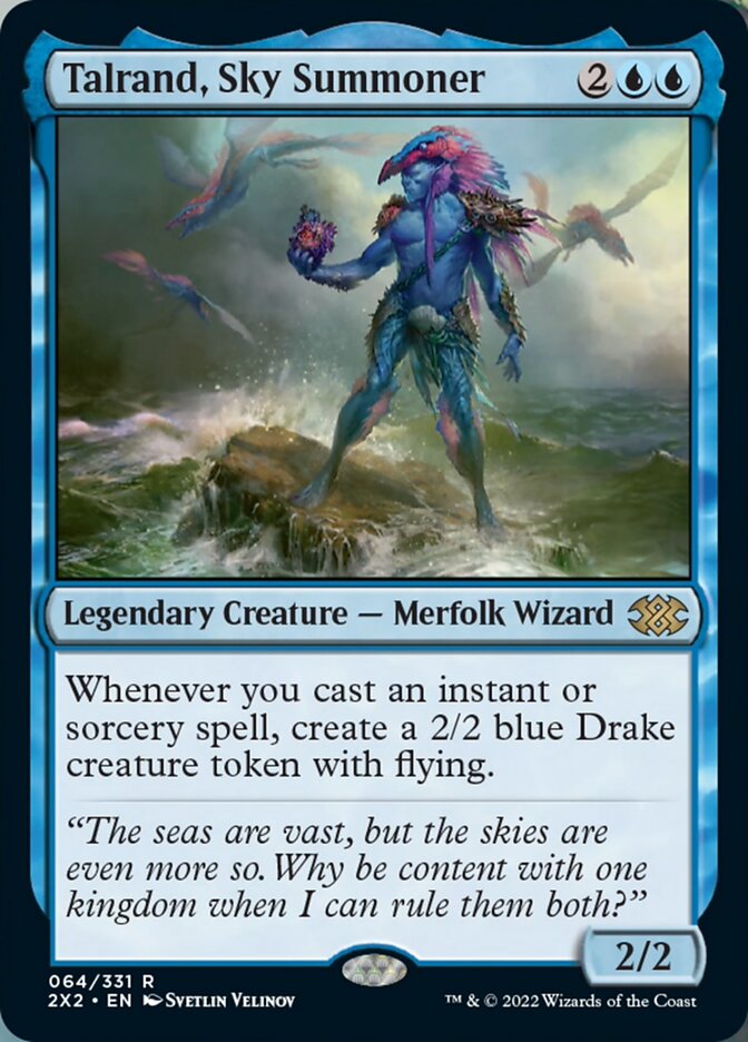 Talrand, Sky Summoner [Double Masters 2022] | Jomio and Rueliete's Cards and Comics