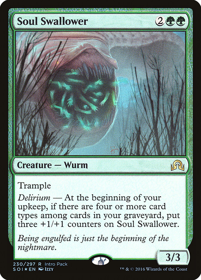 Soul Swallower (Intro Pack) [Shadows over Innistrad Promos] | Jomio and Rueliete's Cards and Comics