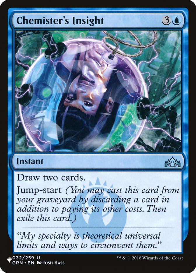 Chemister's Insight [The List] | Jomio and Rueliete's Cards and Comics
