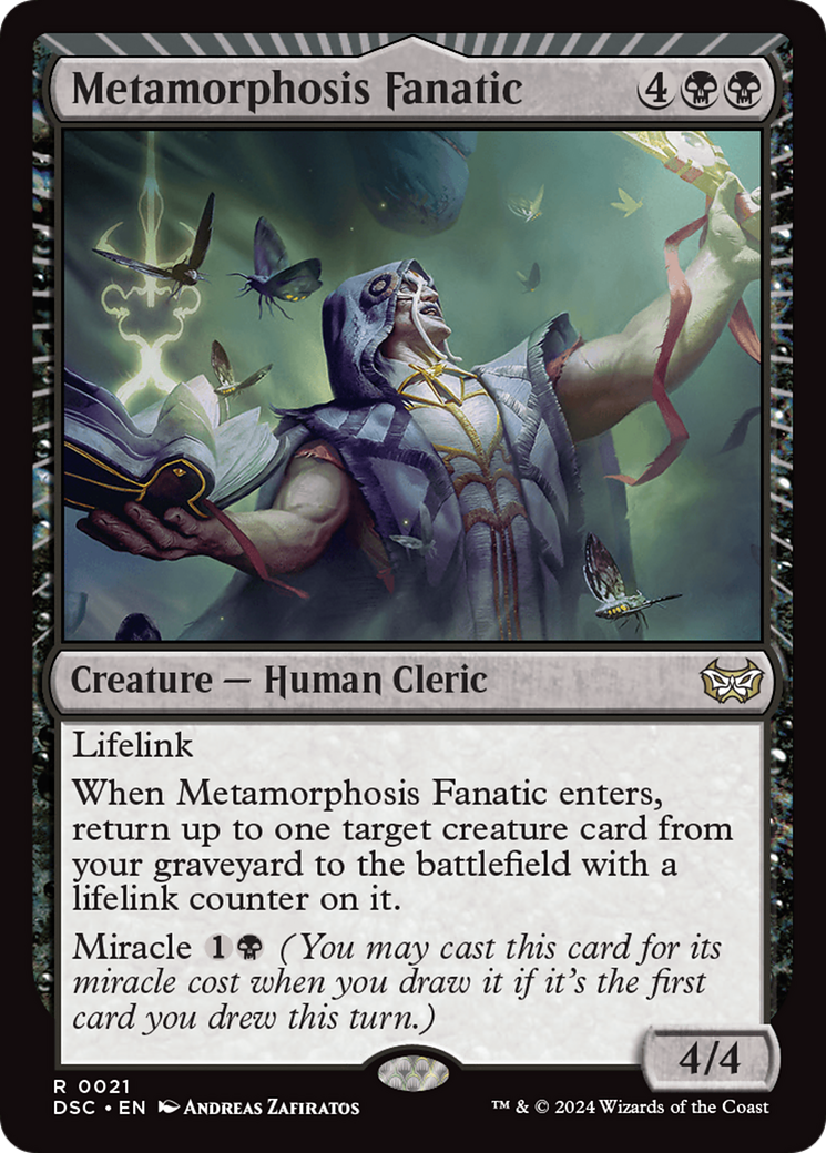 Metamorphosis Fanatic [Duskmourn: House of Horror Commander] | Jomio and Rueliete's Cards and Comics