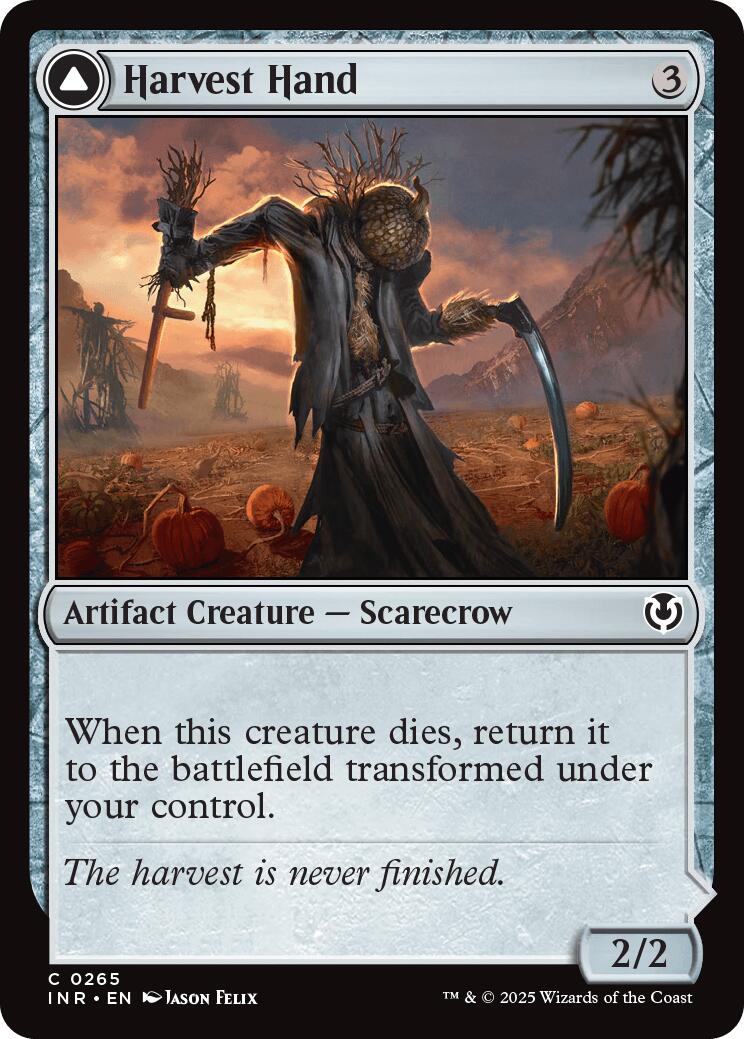 Harvest Hand // Scrounged Scythe [Innistrad Remastered] | Jomio and Rueliete's Cards and Comics