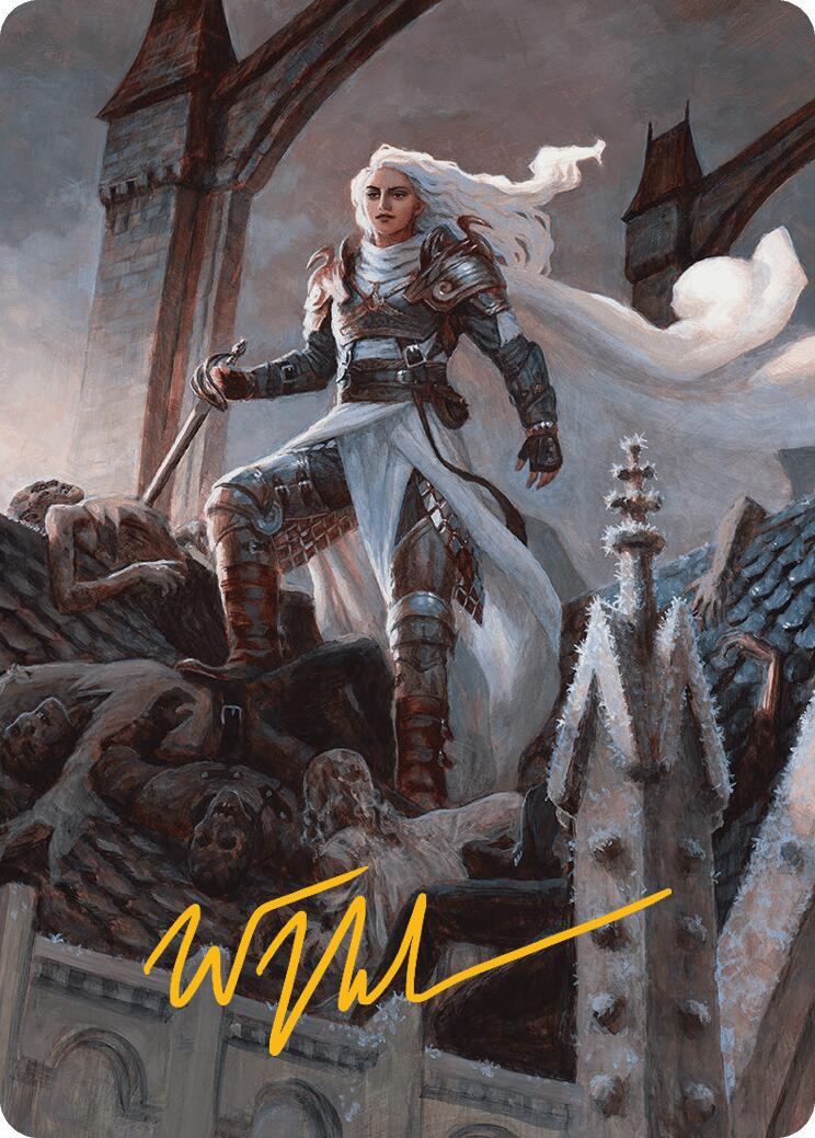 Thalia, Heretic Cathar Art Card (Gold-Stamped Signature) [Innistrad Remastered Art Series] | Jomio and Rueliete's Cards and Comics