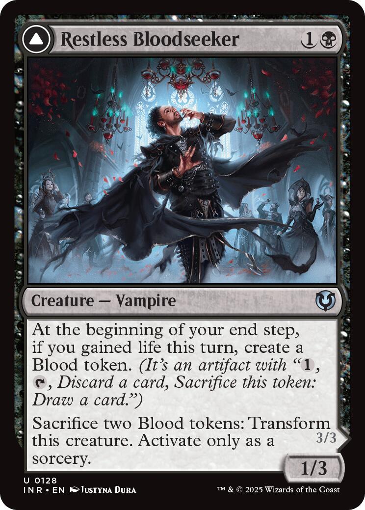 Restless Bloodseeker // Bloodsoaked Reveler [Innistrad Remastered] | Jomio and Rueliete's Cards and Comics