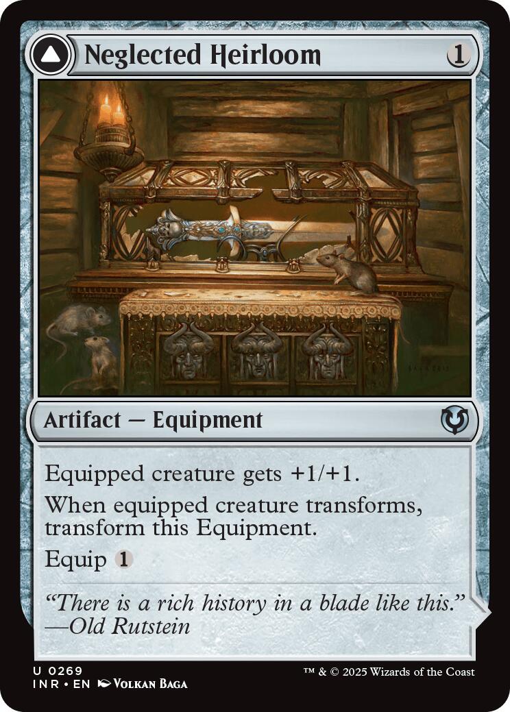 Neglected Heirloom [Innistrad Remastered] | Jomio and Rueliete's Cards and Comics