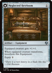 Neglected Heirloom [Innistrad Remastered] | Jomio and Rueliete's Cards and Comics