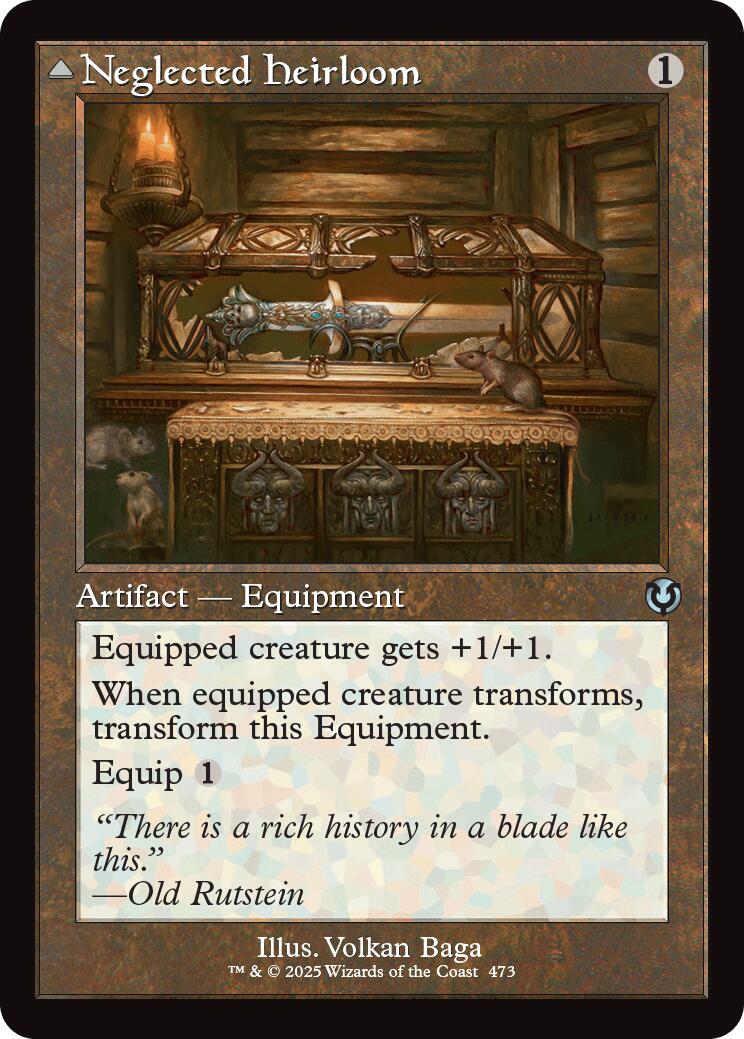 Neglected Heirloom (Retro Frame) [Innistrad Remastered] | Jomio and Rueliete's Cards and Comics