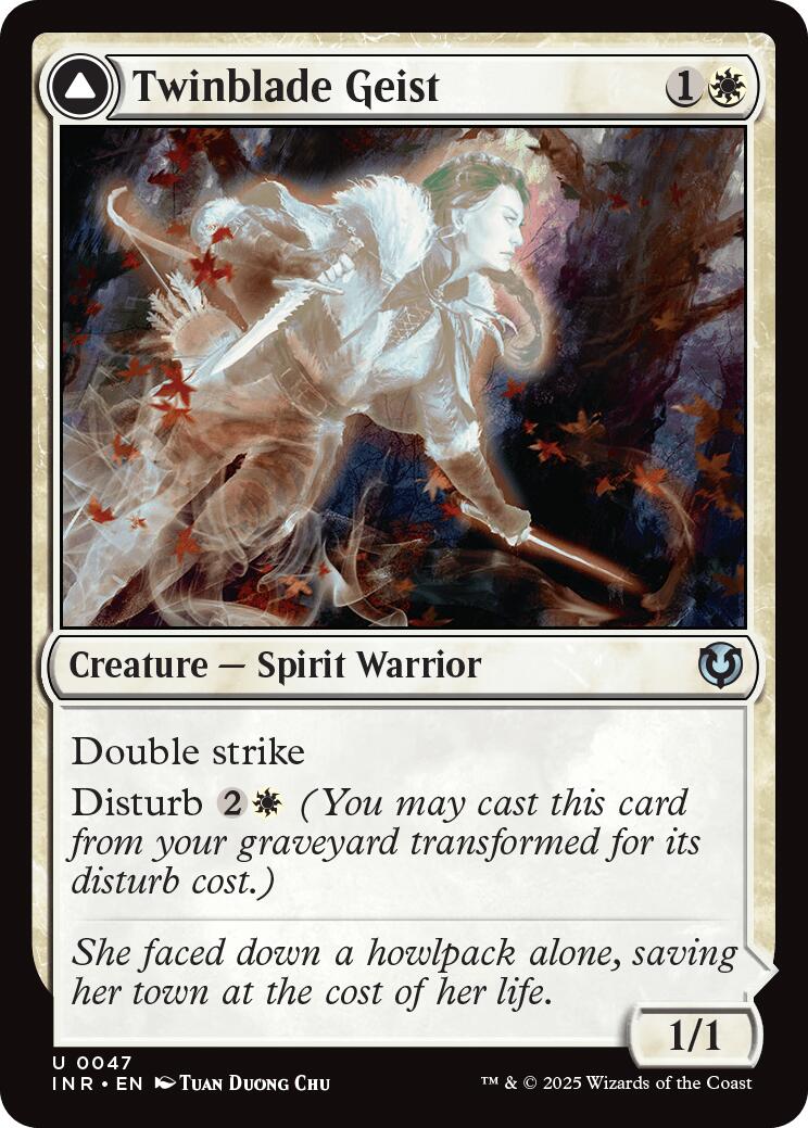 Twinblade Geist // Twinblade Invocation [Innistrad Remastered] | Jomio and Rueliete's Cards and Comics
