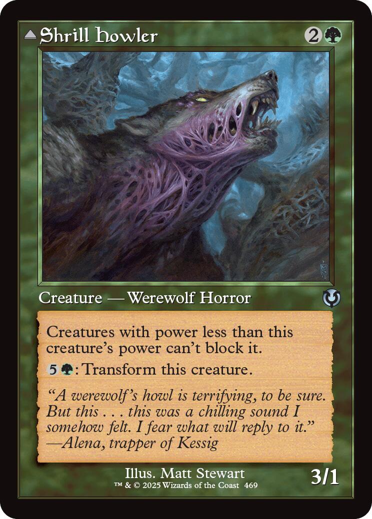 Shrill Howler // Howling Chorus (Retro Frame) [Innistrad Remastered] | Jomio and Rueliete's Cards and Comics