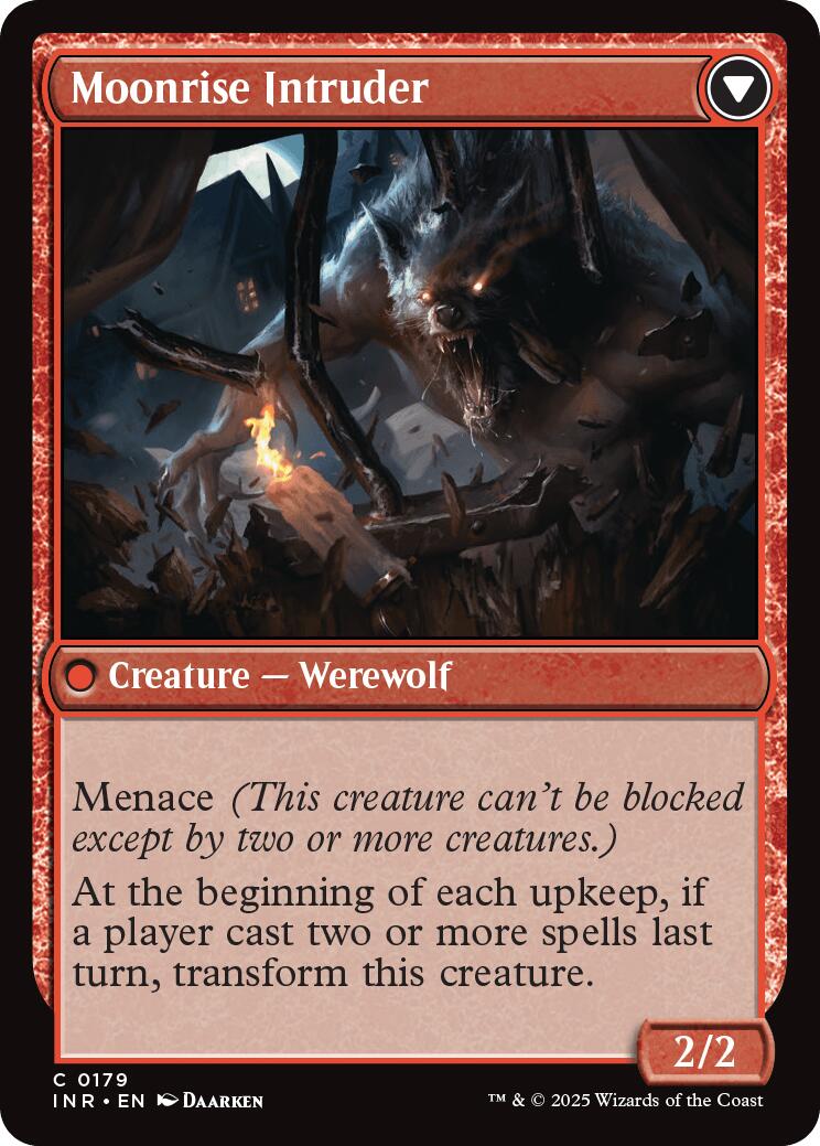 Village Messenger // Moonrise Intruder [Innistrad Remastered] | Jomio and Rueliete's Cards and Comics