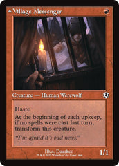 Village Messenger // Moonrise Intruder (Retro Frame) [Innistrad Remastered] | Jomio and Rueliete's Cards and Comics