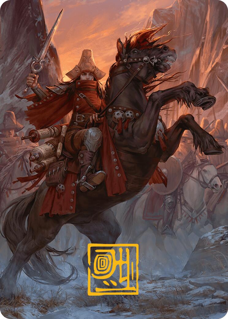 Zealous Conscripts (Gold-Stamped Signature) [Innistrad Remastered Art Series] | Jomio and Rueliete's Cards and Comics