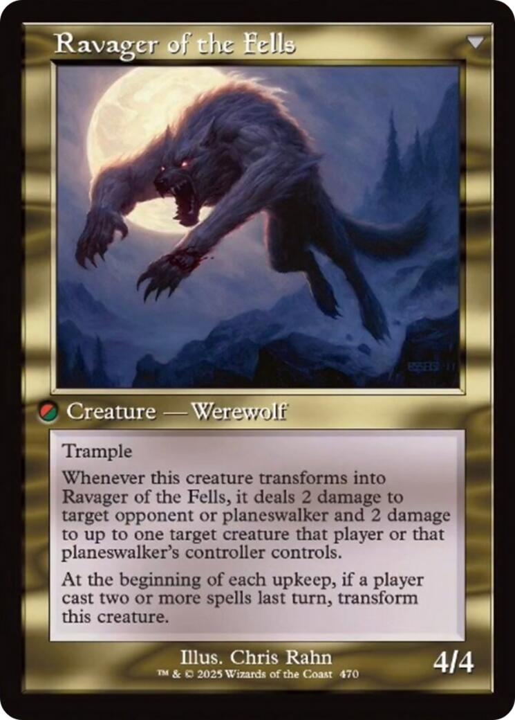 Huntmaster of the Fells // Ravager of the Fells (Retro Frame) [Innistrad Remastered] | Jomio and Rueliete's Cards and Comics