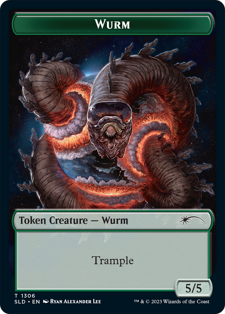 Wurm Token [Secret Lair Drop Series] | Jomio and Rueliete's Cards and Comics