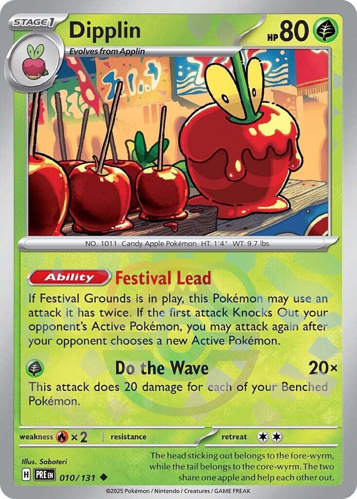 Dipplin (010/131) (Master Ball Pattern) [Scarlet & Violet: Prismatic Evolutions] | Jomio and Rueliete's Cards and Comics
