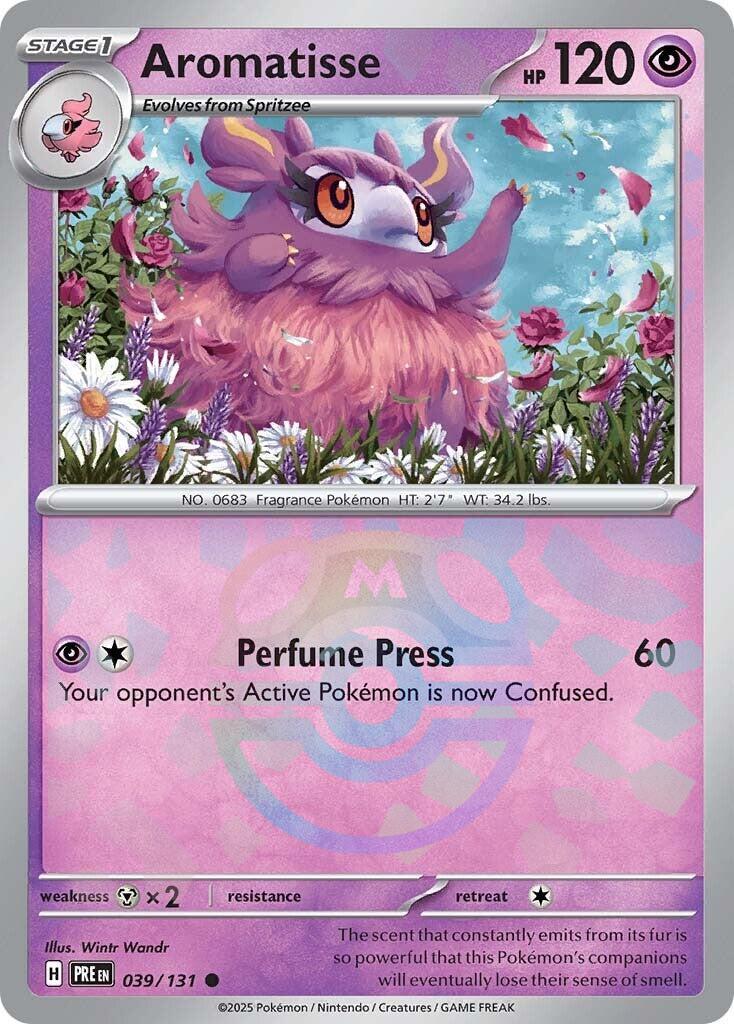 Aromatisse (039/131) (Master Ball Pattern) [Scarlet & Violet: Prismatic Evolutions] | Jomio and Rueliete's Cards and Comics