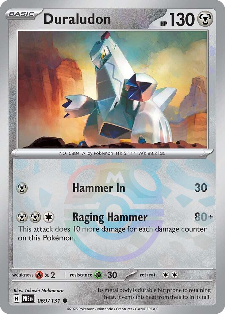 Duraludon (069/131) (Master Ball Pattern) [Scarlet & Violet: Prismatic Evolutions] | Jomio and Rueliete's Cards and Comics